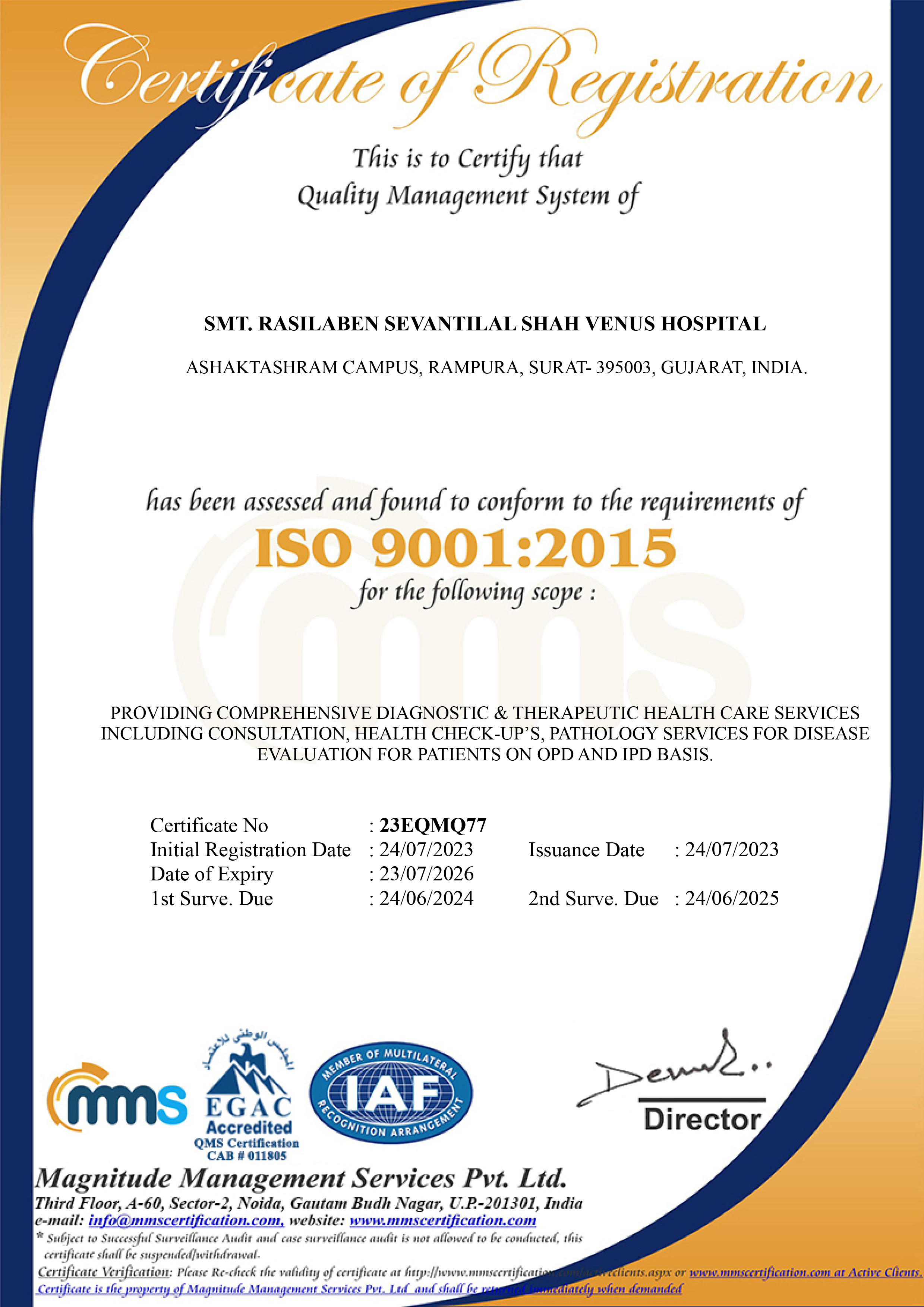 ISO Certificate